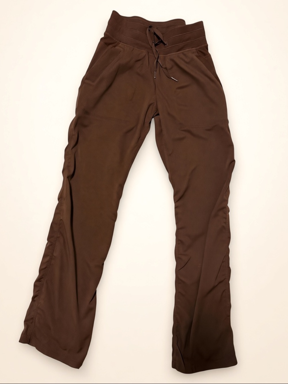 lululemon athletica Dance Studio Brown Drawstring Track Pants